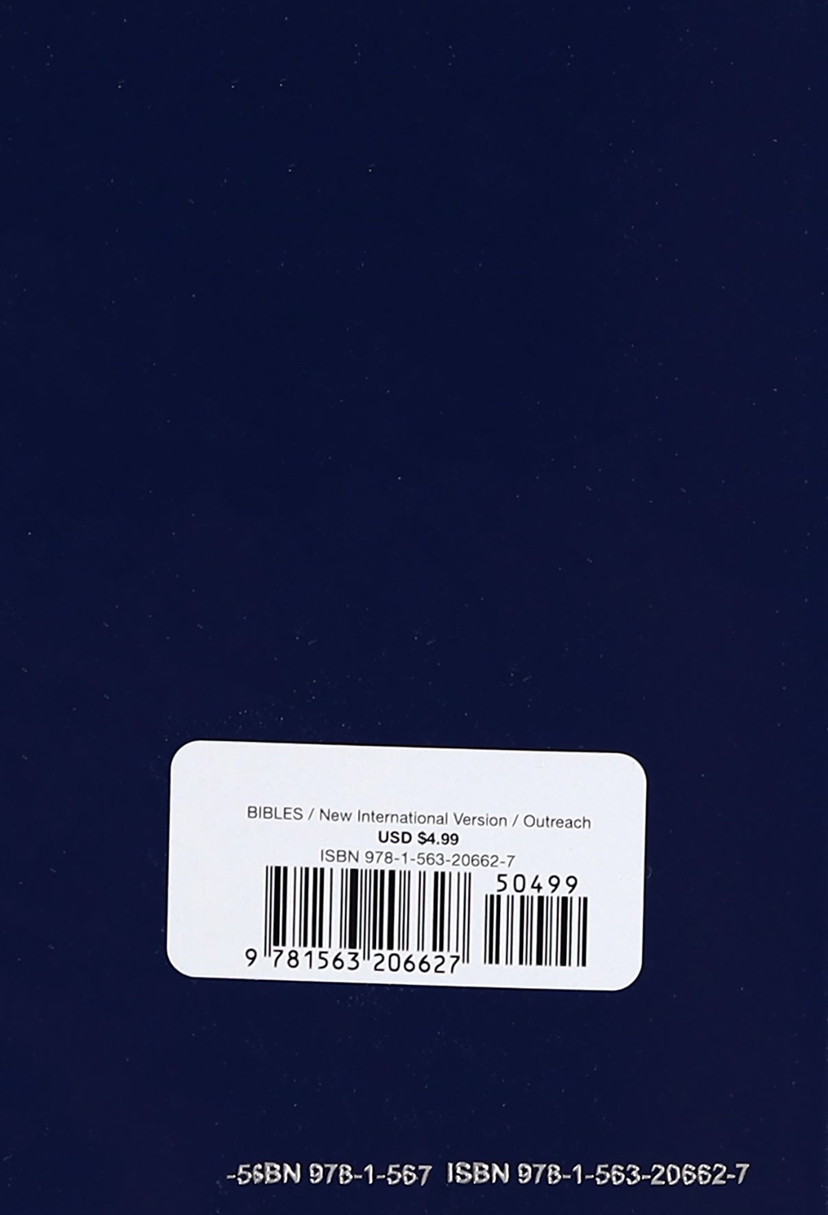 NIV Pocket New Testament With Psalms and Proverbs Blue (Black Letter Edition)