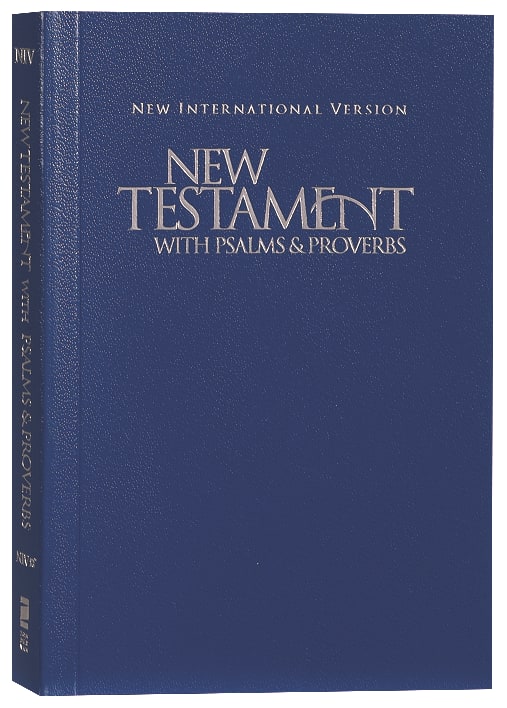 NIV Pocket New Testament With Psalms and Proverbs Blue (Black Letter Edition)