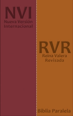Nvi/Rvr 1977 Biblia Paralela/Spanish Nvi/Rvr Parallel Duo-Tone Burgundy/Tan