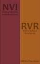 Nvi/Rvr 1977 Biblia Paralela/Spanish Nvi/Rvr Parallel Duo-Tone Burgundy/Tan