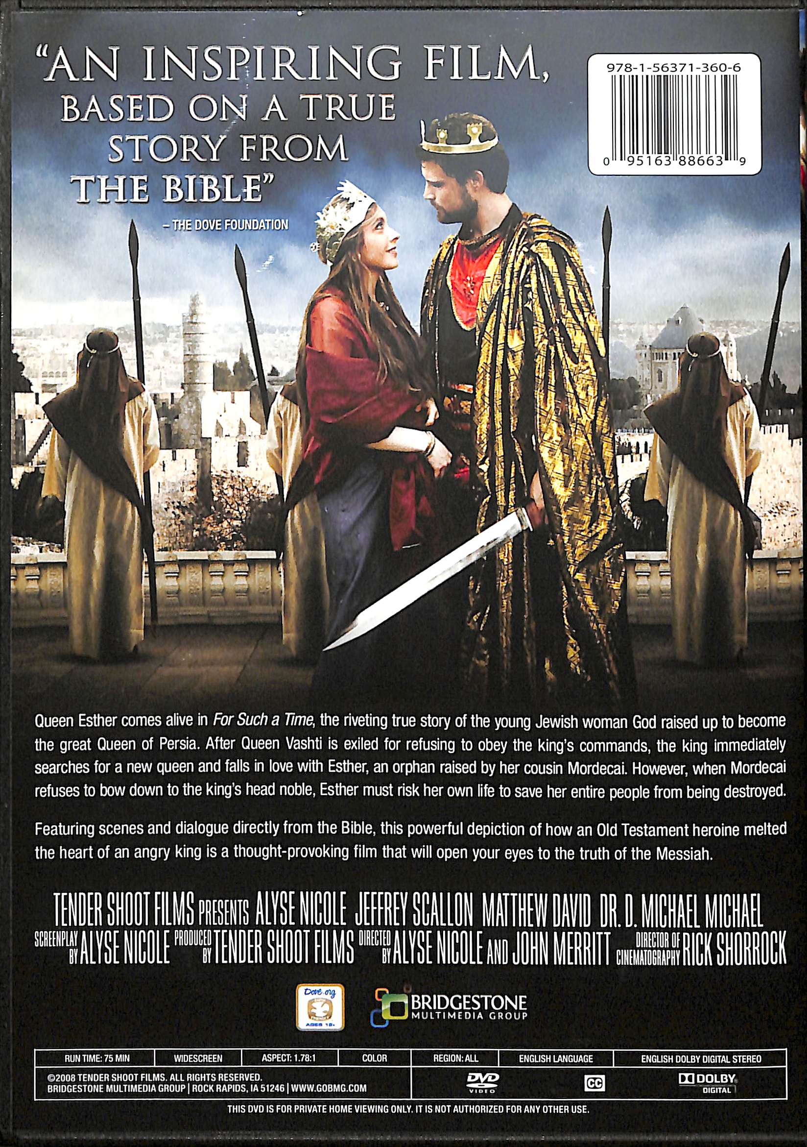 For Such a Time: A Story of Esther and Her King, DVD