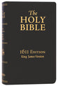 KJV Holy Bible 1611 Edition Black Includes Apocrypha