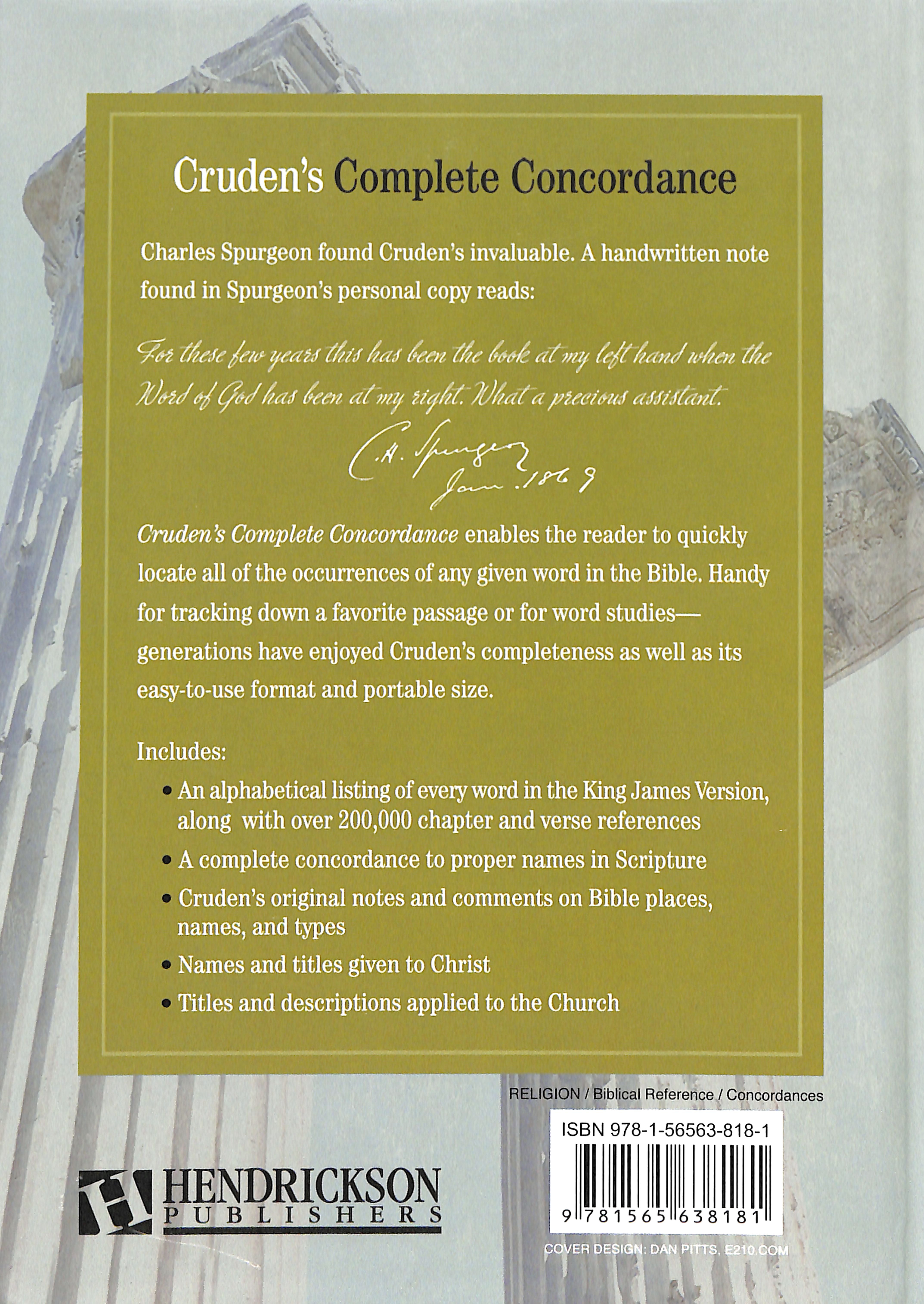 Cruden's Complete Concordance to the Old and New Testaments (Kjv Based)