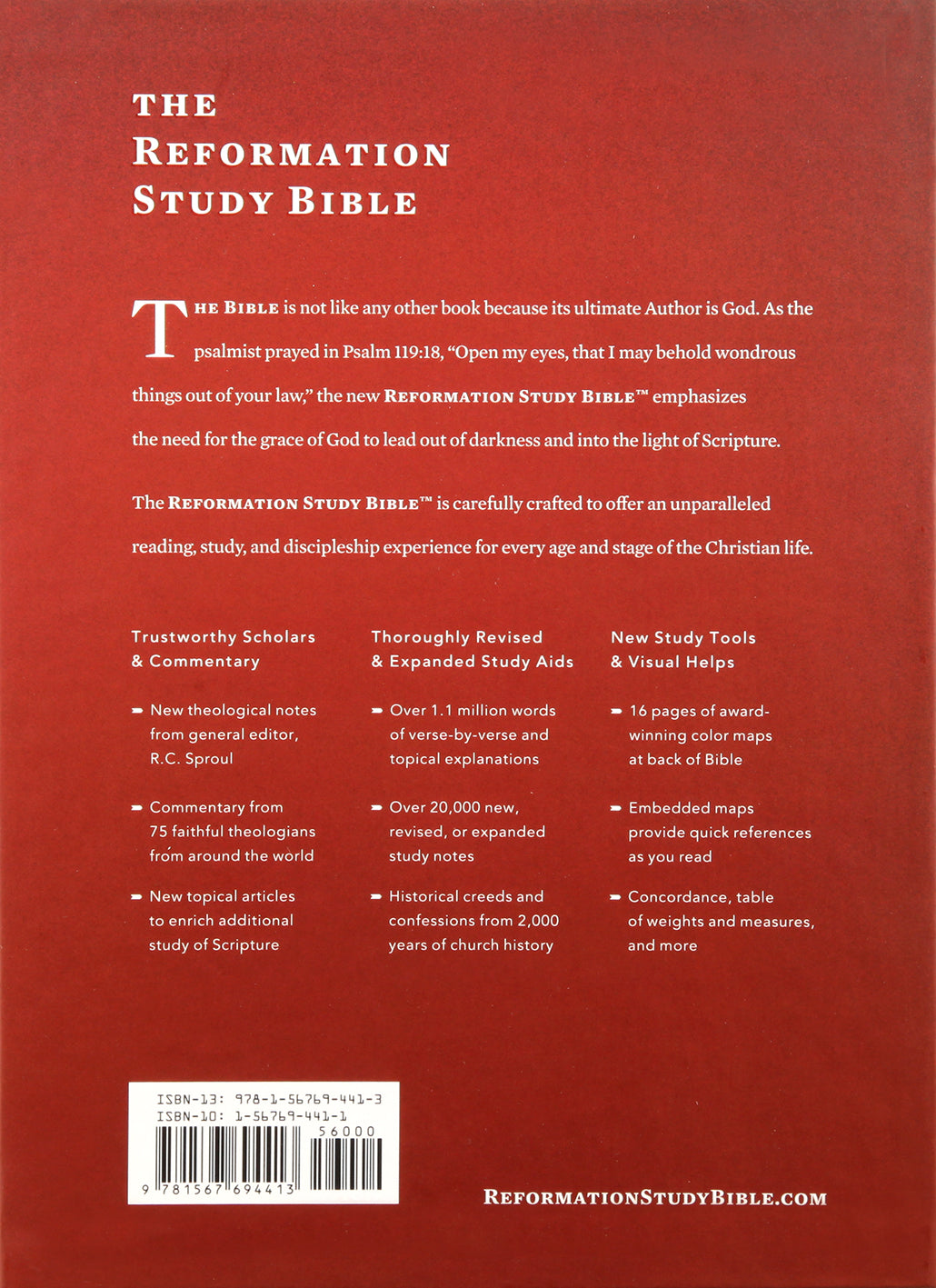 ESV the Reformation Study Bible Crimson