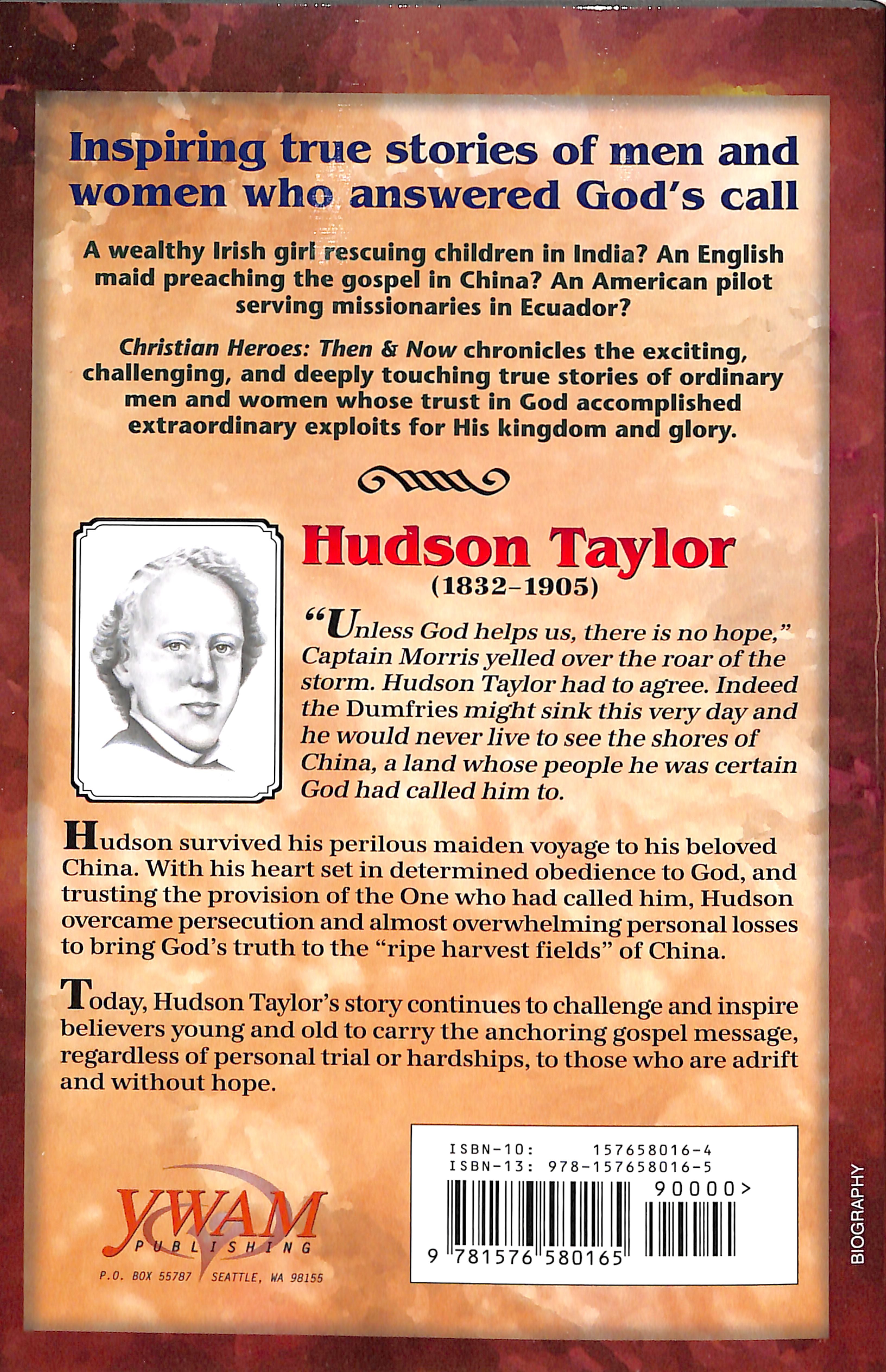 Hudson Taylor (Christian Heroes Then & Now Series)