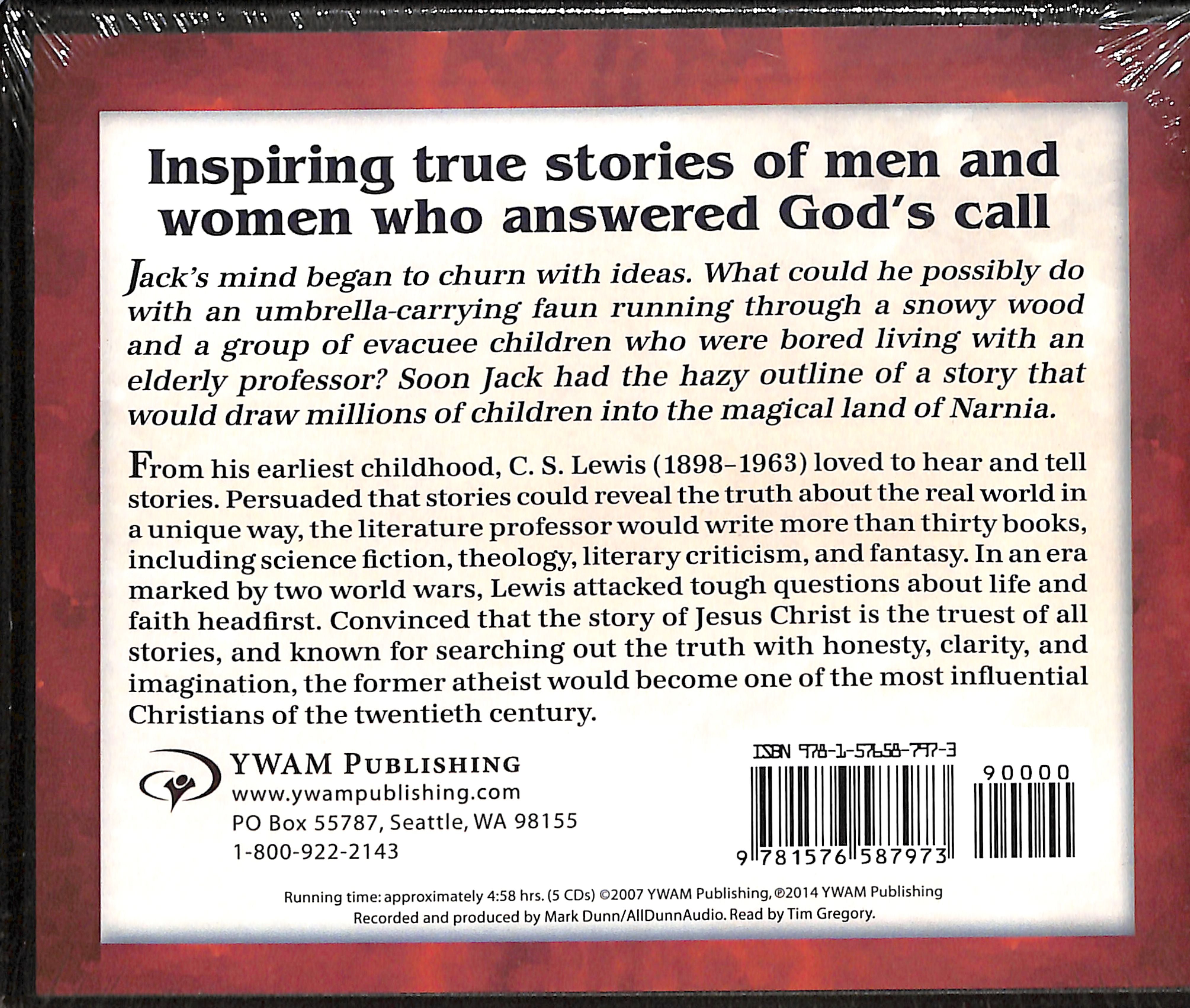 C. S. Lewis - Master Storyteller (Unabridged, CDS) (Christian Heroes Then & Now Audio Series)