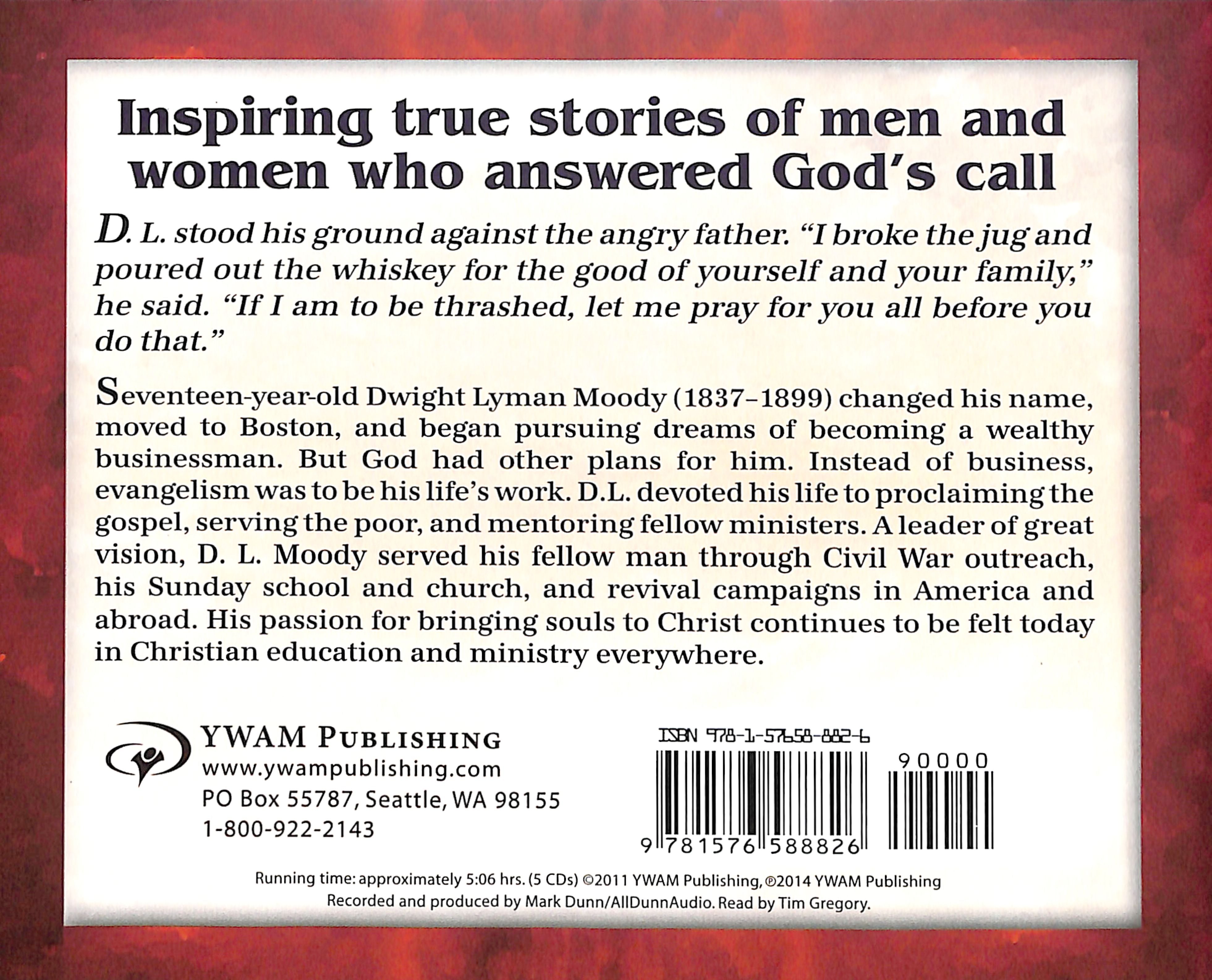 D.L. Moody - Bringing Souls to Christ (Unabridged, CDS) (Christian Heroes Then & Now Audio Series)