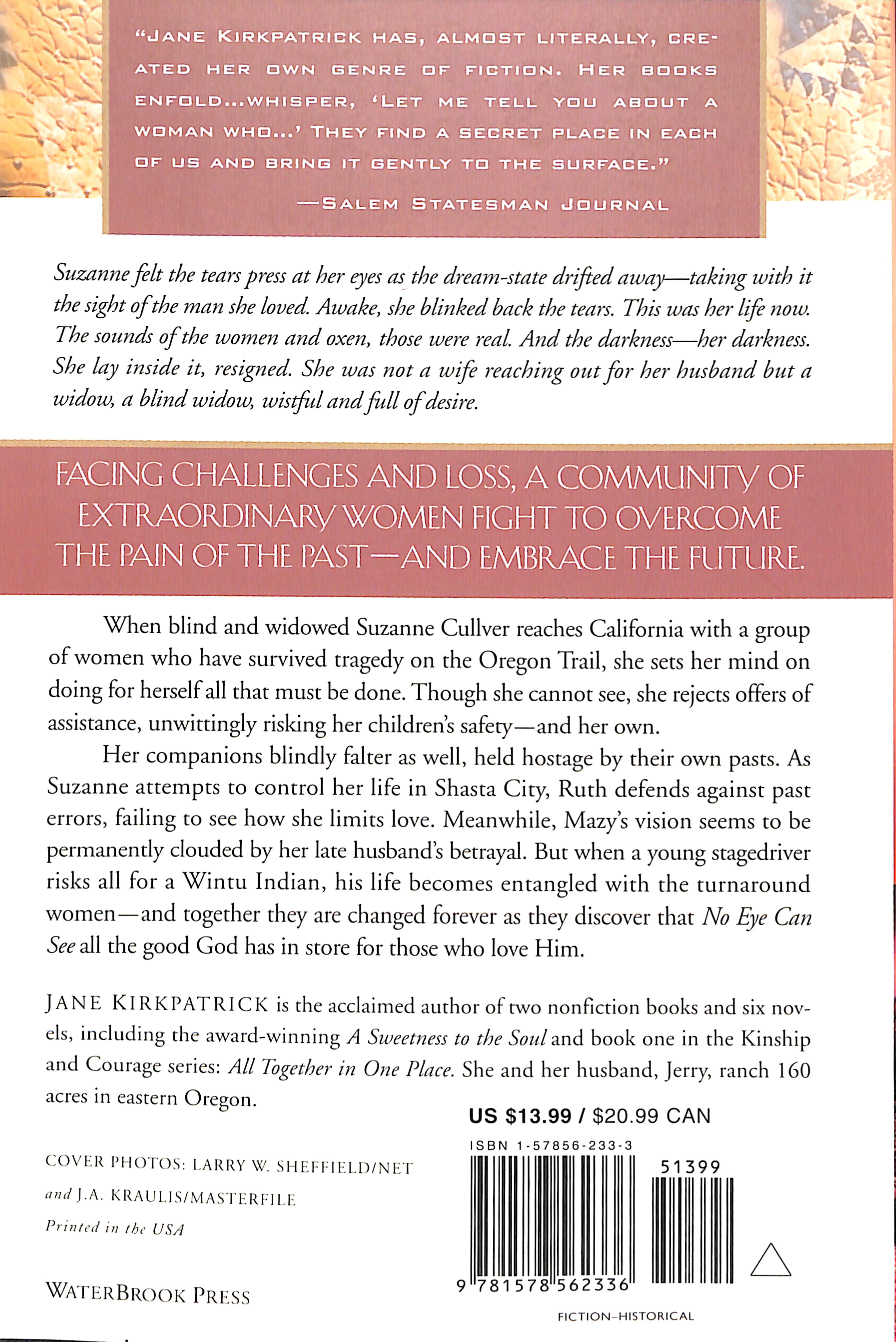 No Eye Can See (#02 in Kinship And Courage Series)