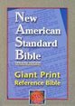 NASB Giant Print Reference Bible Indexed Black (Red Letter Edition)