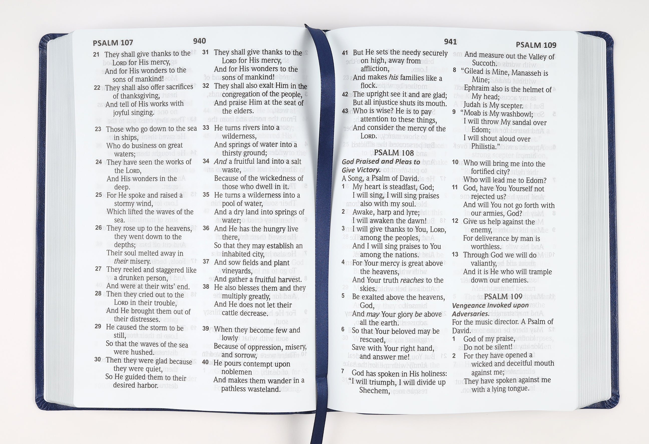 NASB 2020 Giant Print Bible Blue