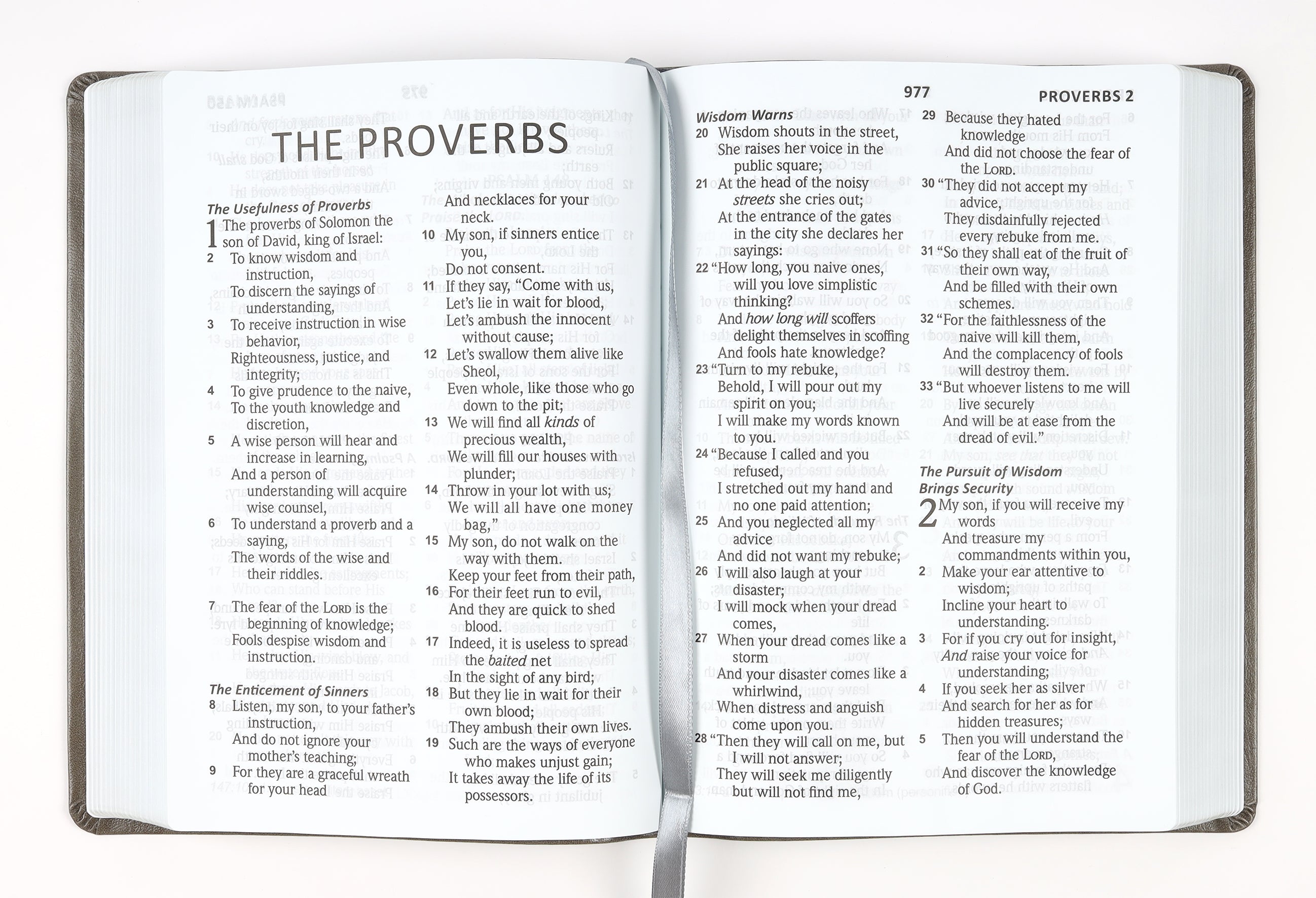 NASB 2020 Giant Print Bible Grey