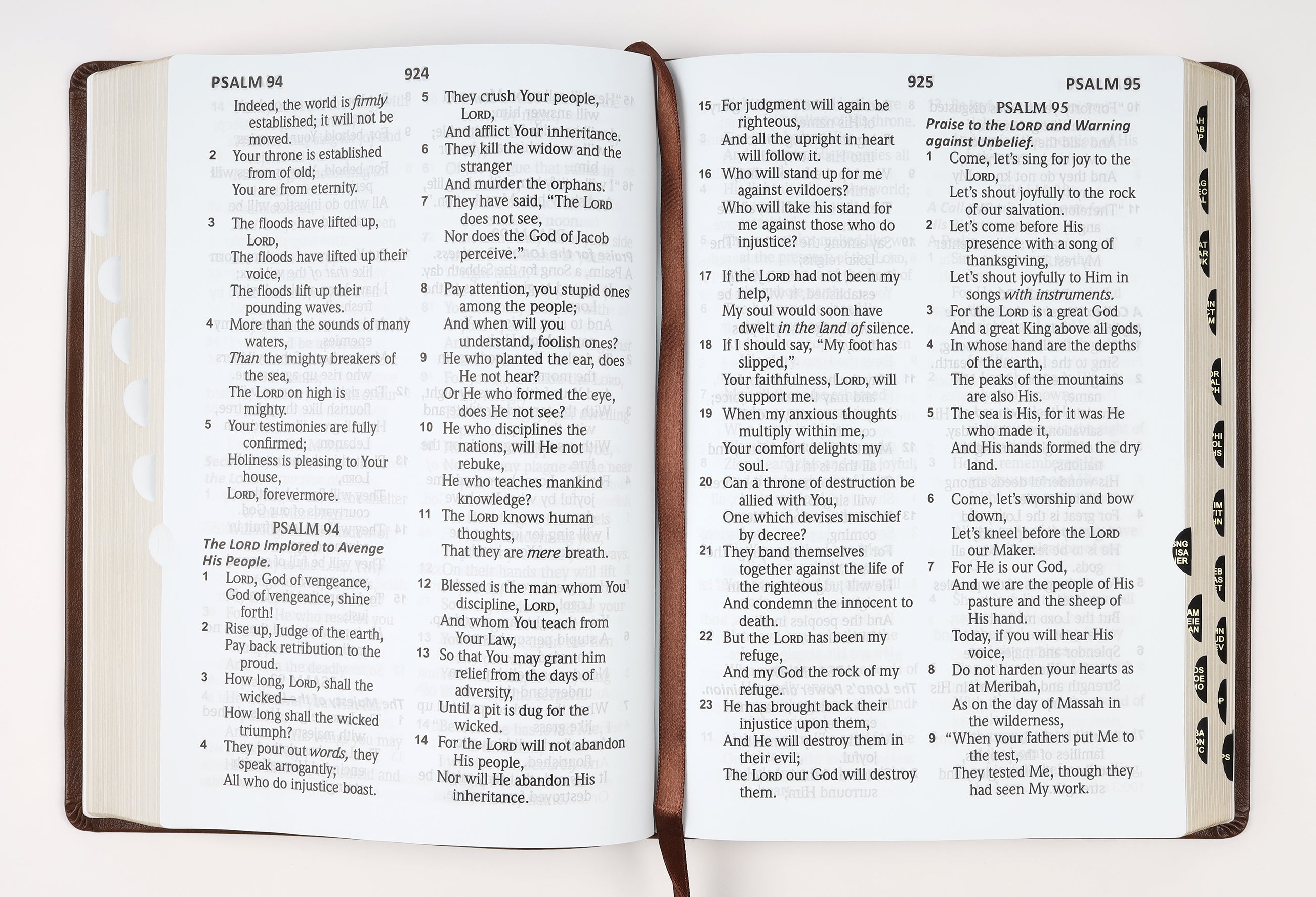 NASB 2020 Giant Print Bible Brown Indexed