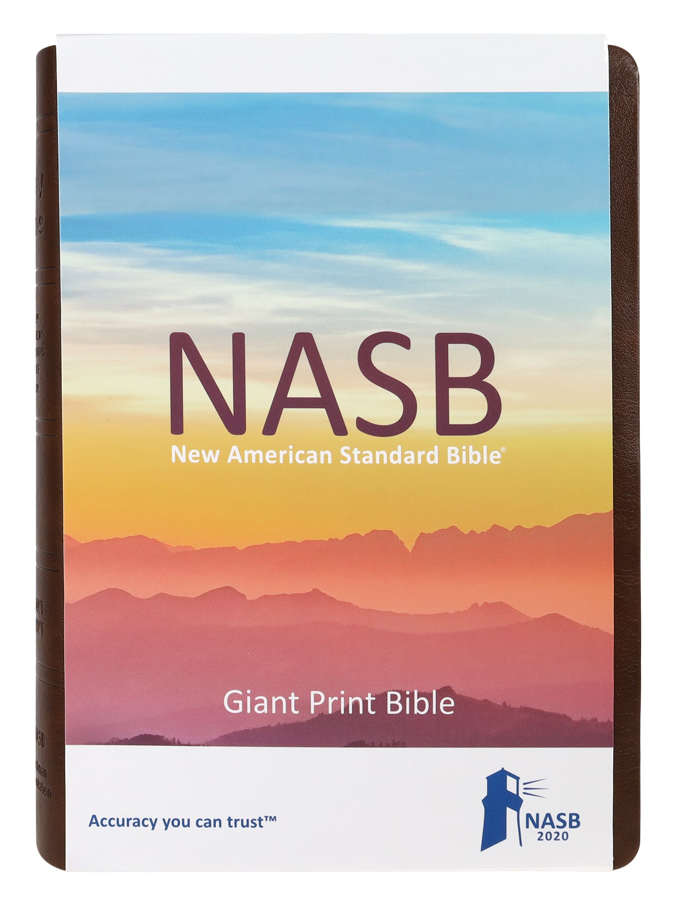 NASB 2020 Giant Print Bible Brown Indexed