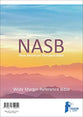 NASB Wide Margin Reference Bible, Maroon (Black Letter Edition)