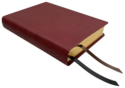 NASB Wide Margin Reference Bible, Maroon (Black Letter Edition)