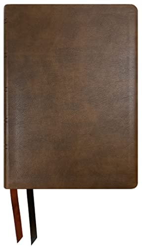 NASB Wide Margin Reference Bible, Brown (Black Letter Edition)