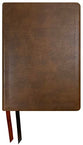 NASB Wide Margin Reference Bible, Brown (Black Letter Edition)