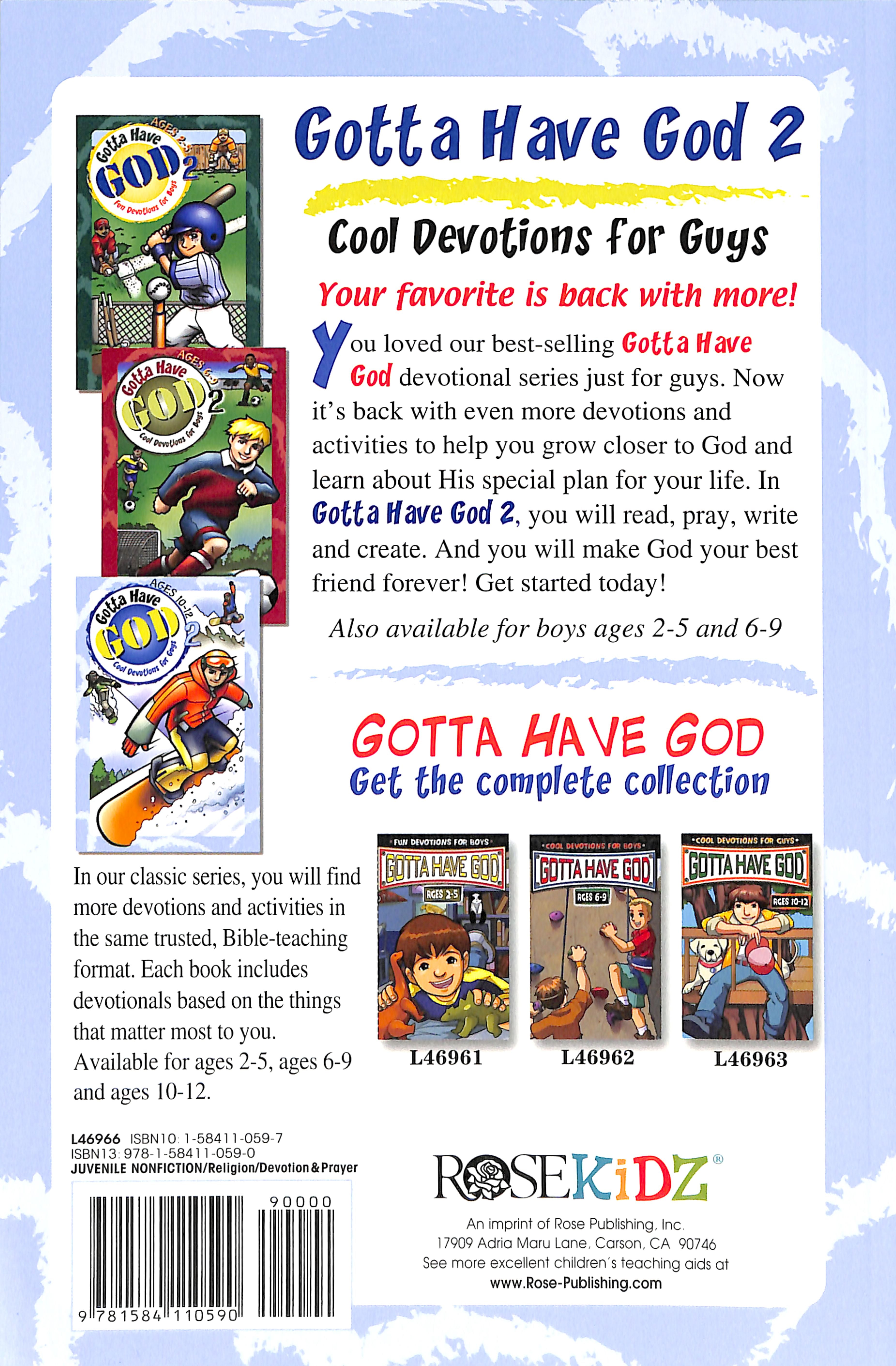 Cool Devotions For Guys (Boys Aged 10-12) (#02 in Gotta Have God Series)
