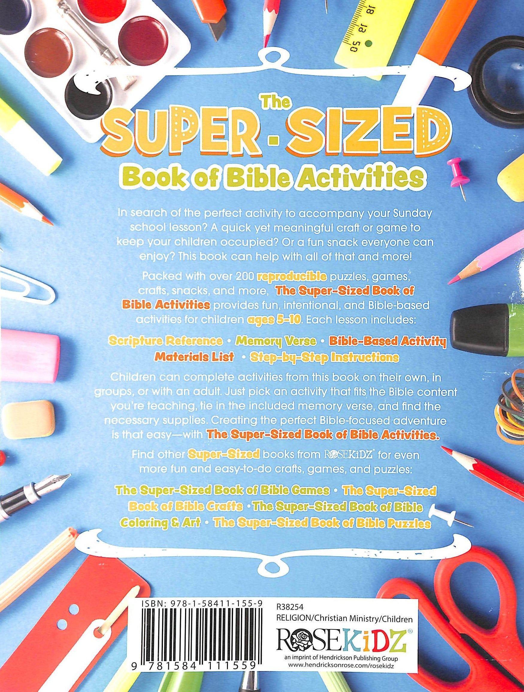 Super-Sized Book of Bible Activities (Reproducible) (Ages 5-10)