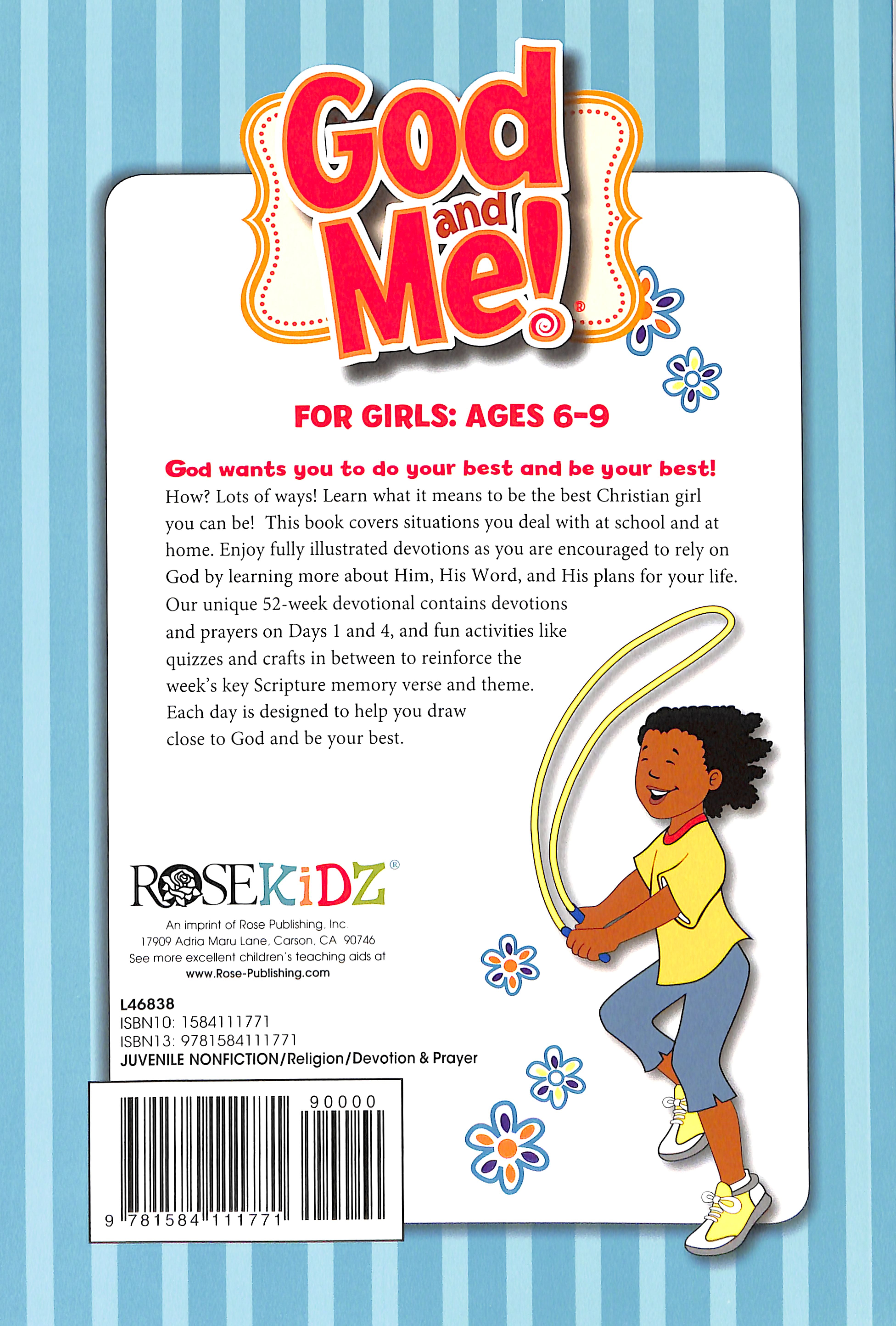 God and Me: 52 Week Devotional For Girls Ages 6-9