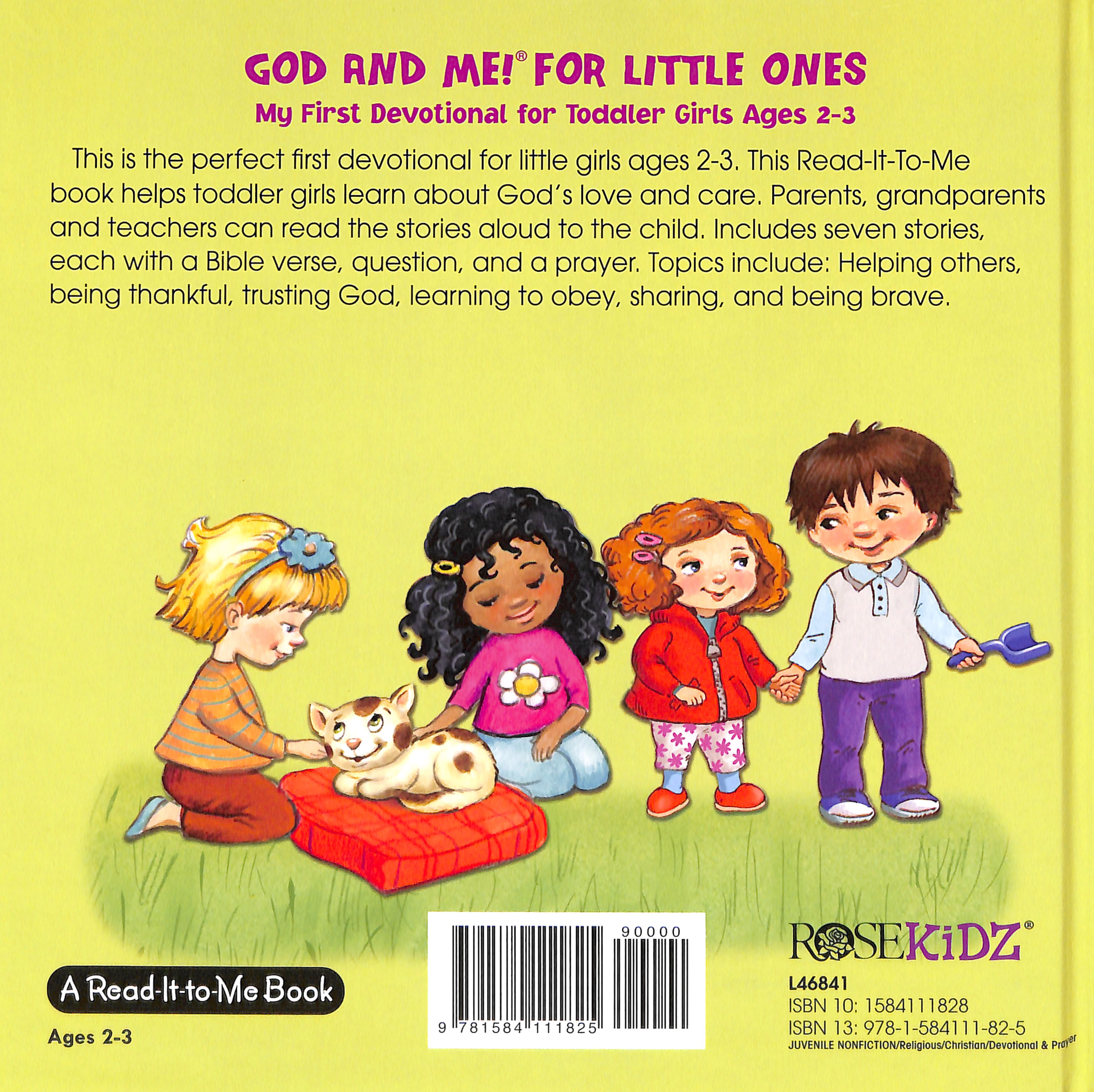 My First Devotional For Toddler Girls Ages 2-3 (God And Me For Little Ones Series)