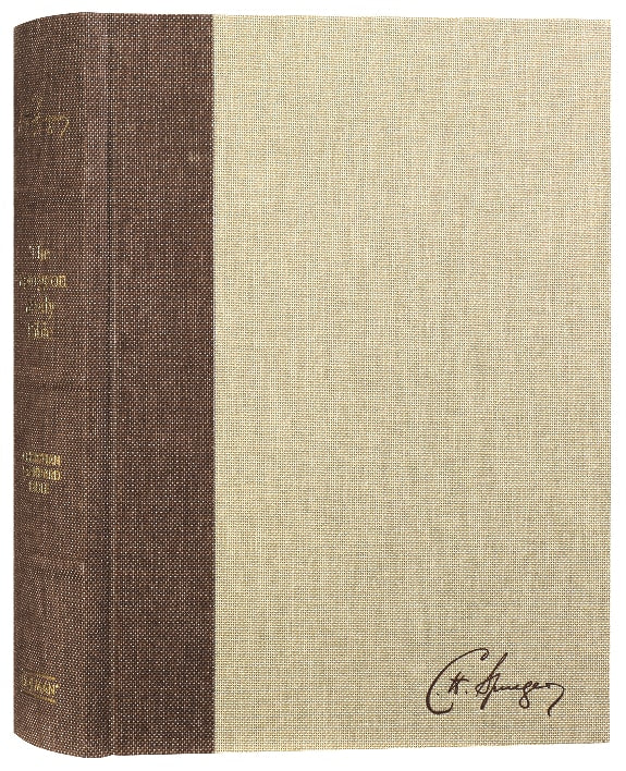 CSB Spurgeon Study Bible Brown/Tan