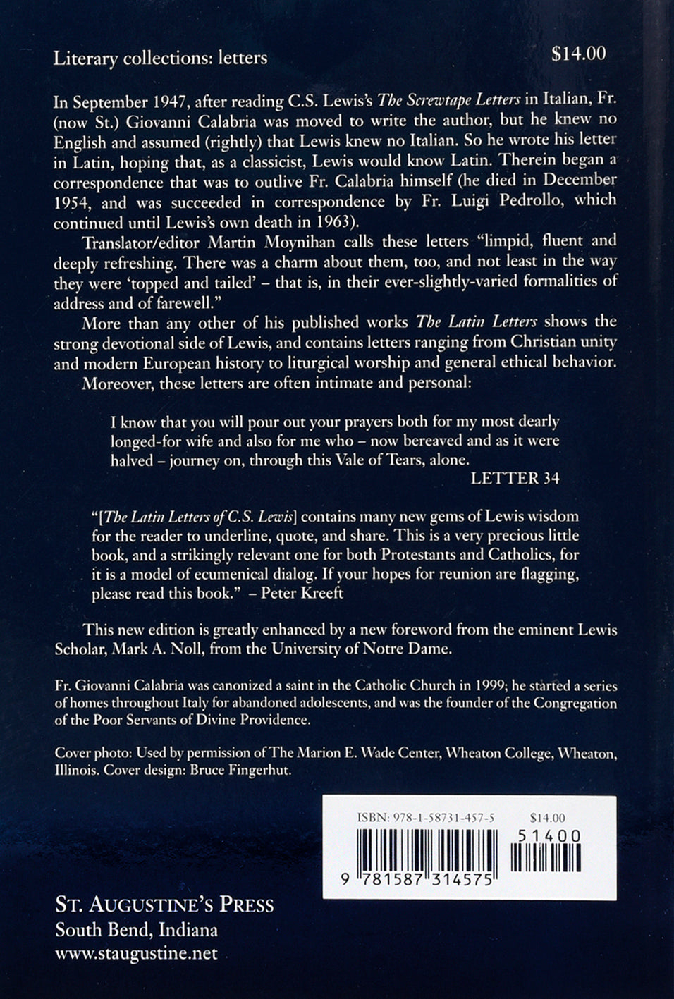 The Latin Letters of C S Lewis