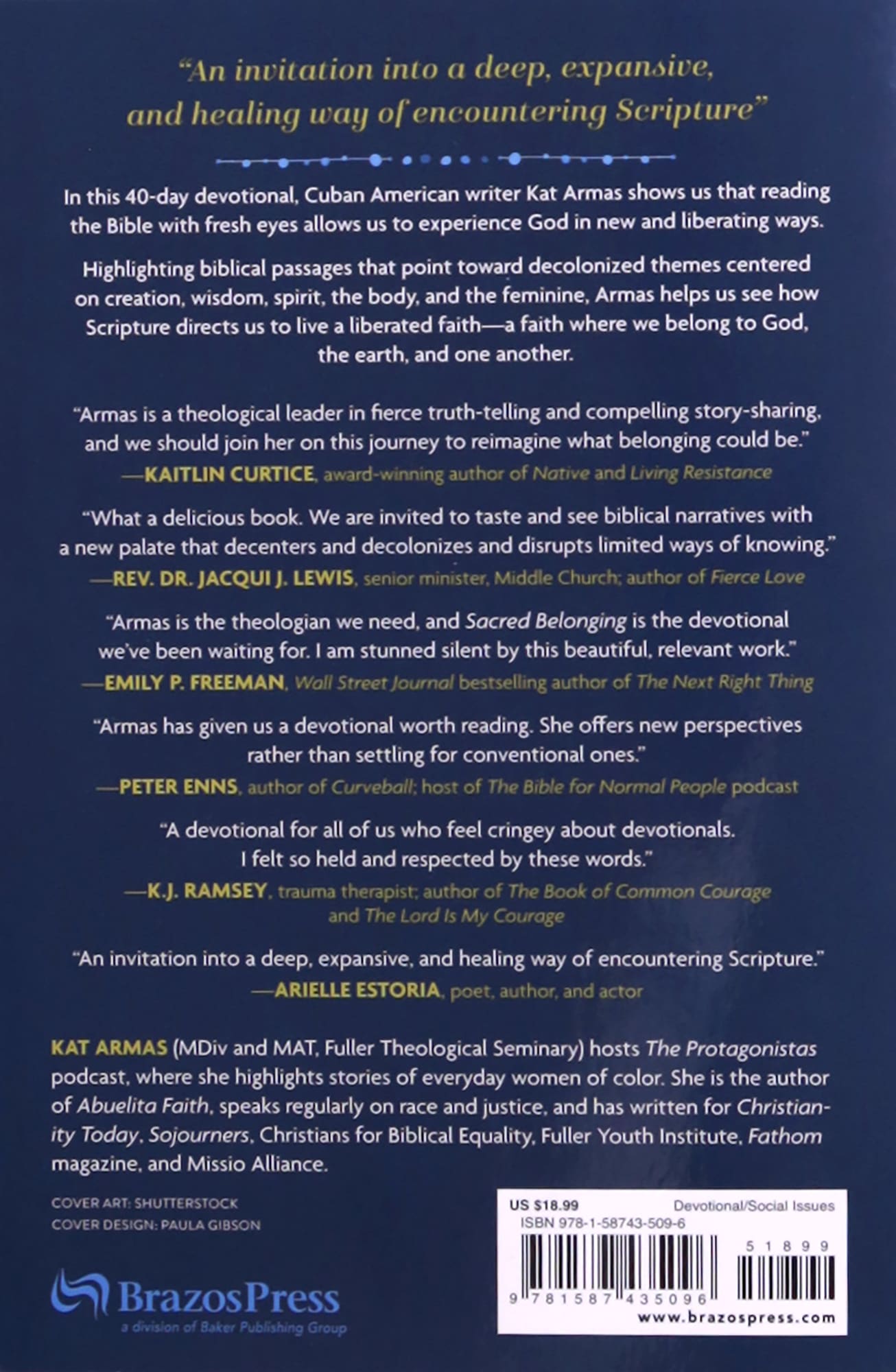 Sacred Belonging: A 40-Day Devotional on the Liberating Heart of Scripture