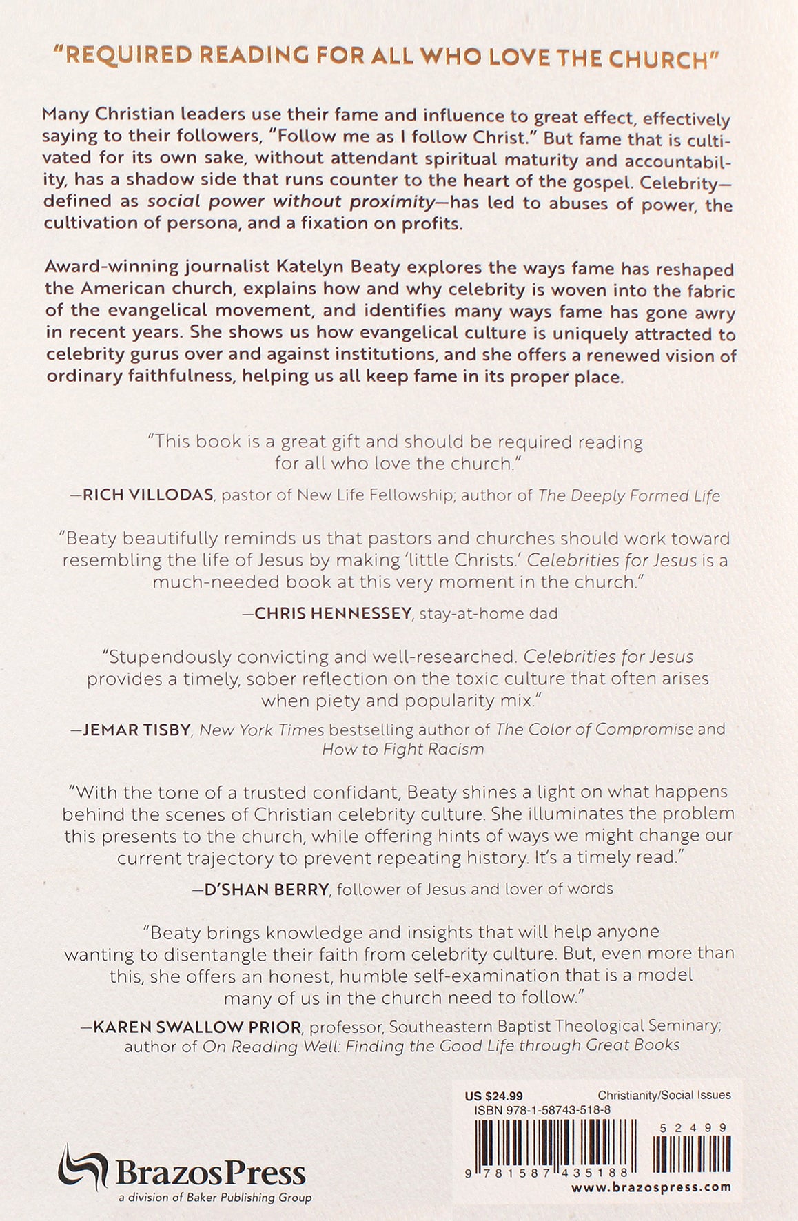 Celebrities For Jesus: How Personas, Platforms, and Profits Are Hurting the Church