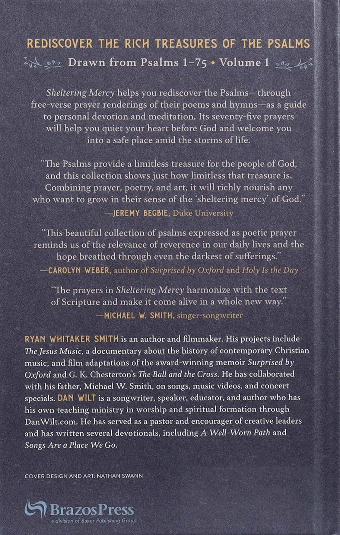 Sheltering Mercy: Prayers Inspired By the Psalms
