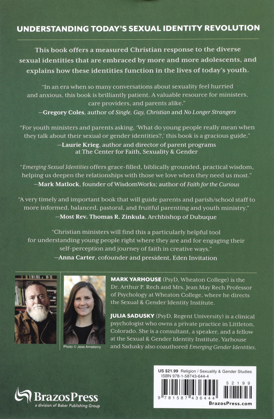 Emerging Sexual Identities: Navigating the Landscape with Today's Youth