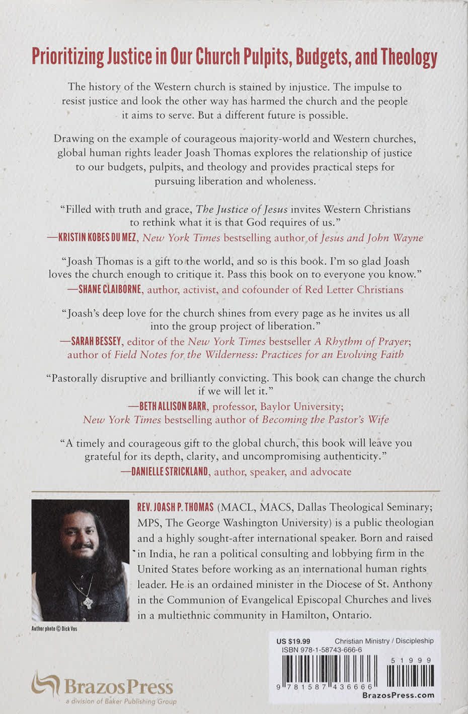 The Justice of Jesus: Reimagining Your Church's Life Together to Pursue Liberation and Wholeness