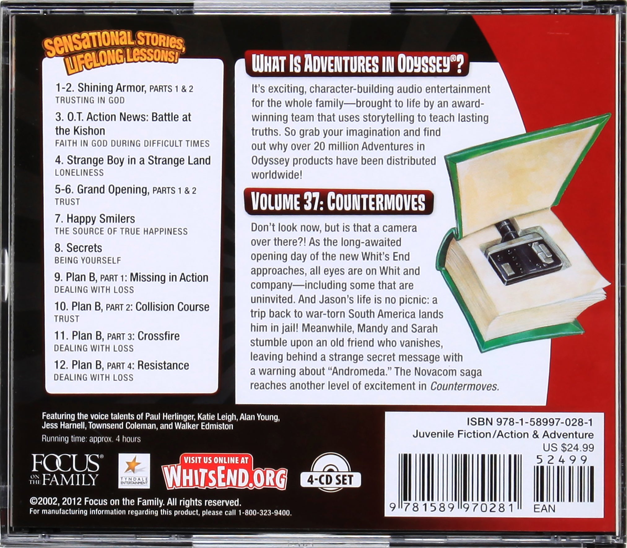 Countermoves (#37 in Adventures In Odyssey Audio Series)