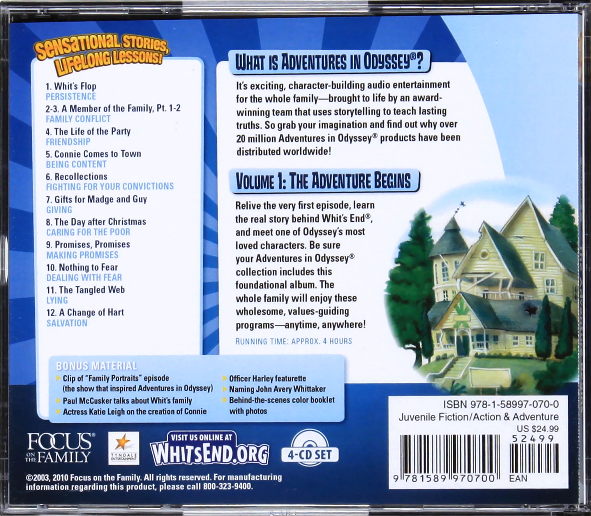 The Adventure Begins (#01 in Adventures In Odyssey Gold Audio Series)
