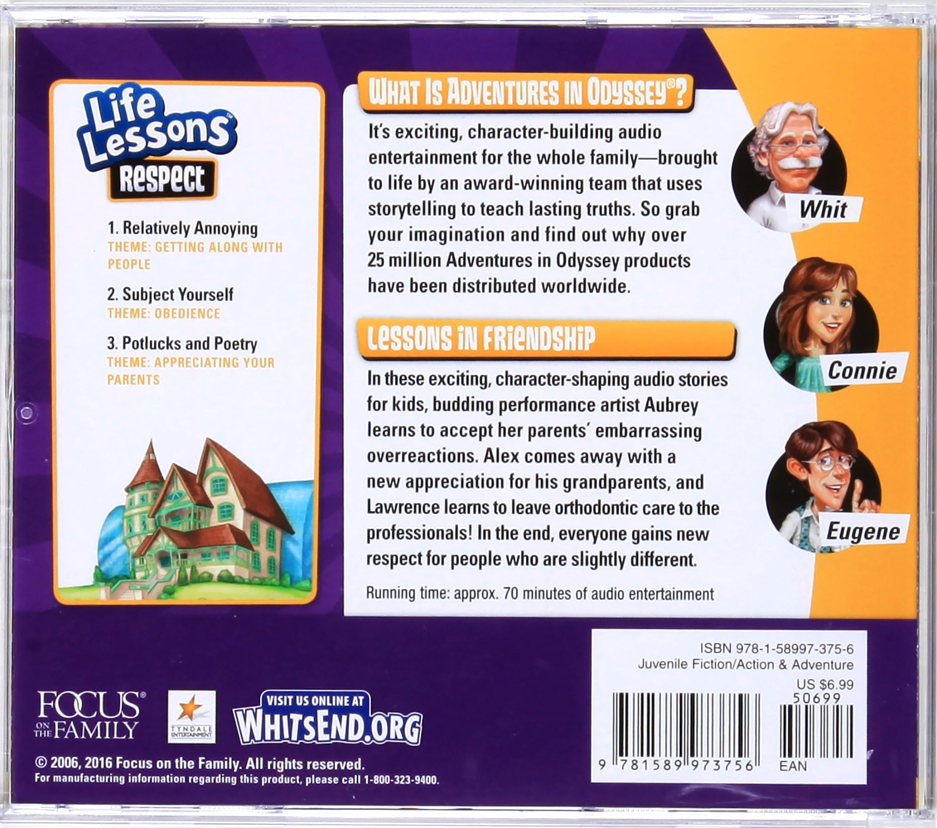 Respect (#11 in Adventures In Odyssey Audio Life Lessons Series)