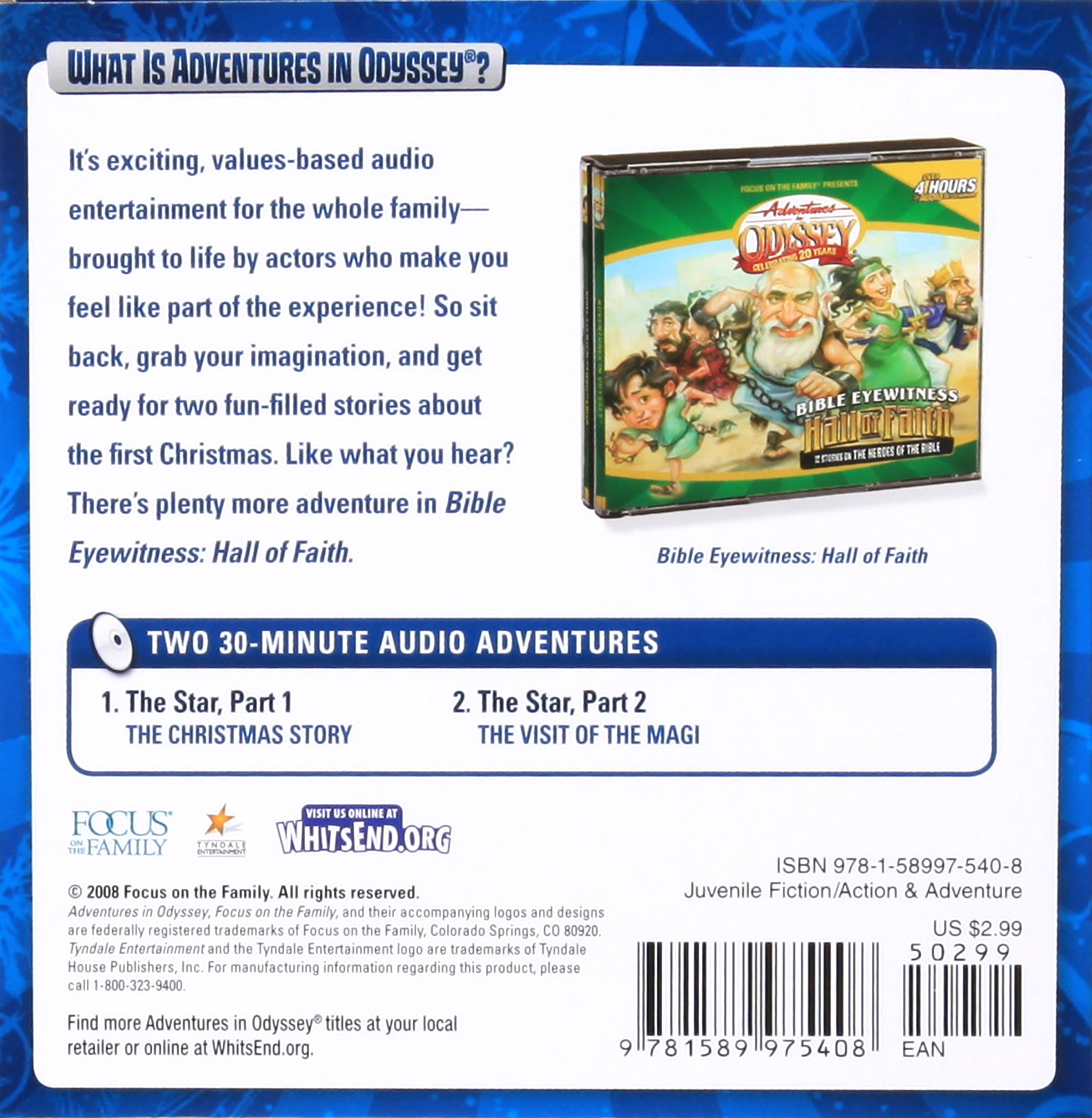 Bible Eyewitness Follow the Star (Adventures In Odyssey Audio Series)