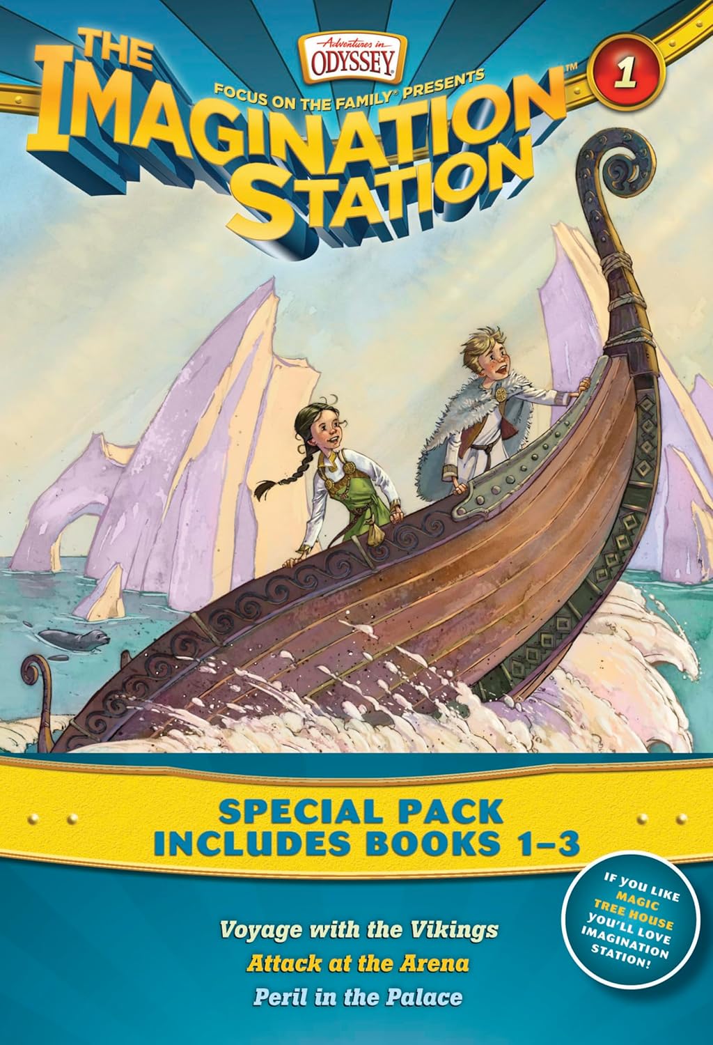 Aio Imagination Station: 3 Pack (Volume 1-3) (Adventures In Odyssey Imagination Station (Aio) Series)