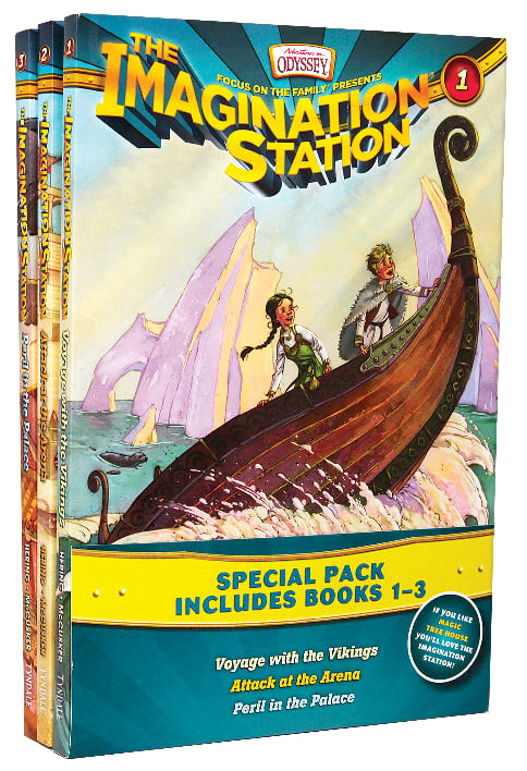 Aio Imagination Station: 3 Pack (Volume 1-3) (Adventures In Odyssey Imagination Station (Aio) Series)