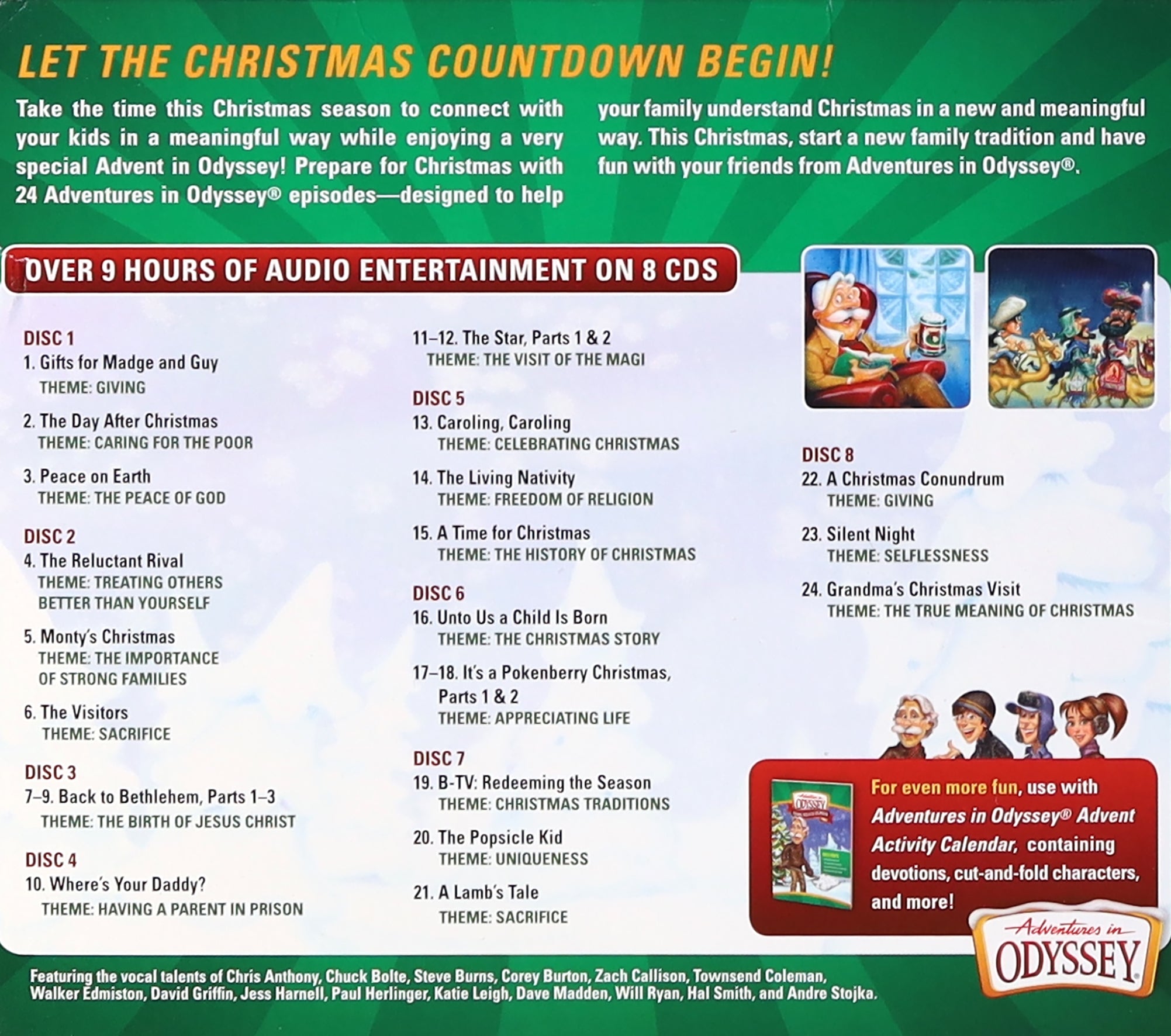 Countdown to Christmas Advent Collection (Adventures In Odyssey Audio Series)