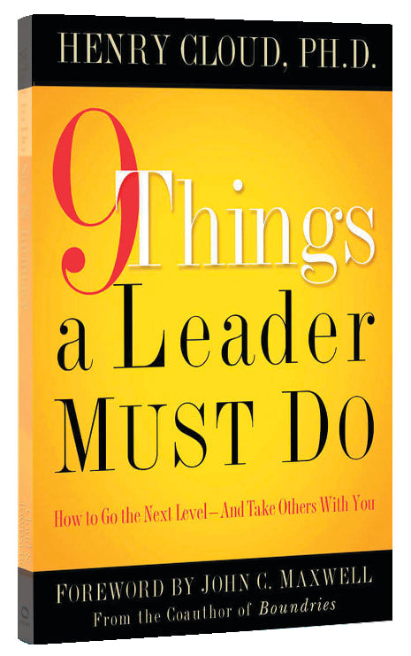 9 Things a Leader Must Do