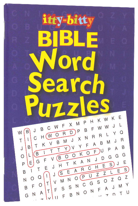 Activity Book Word Search Puzzles (Itty Bitty Bible Series)