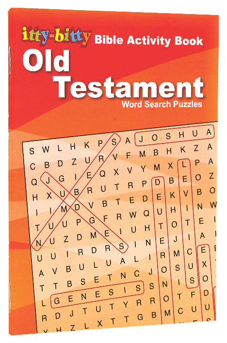 Activity Book Old Testament Word Search Puzzles (Itty Bitty Bible Series)