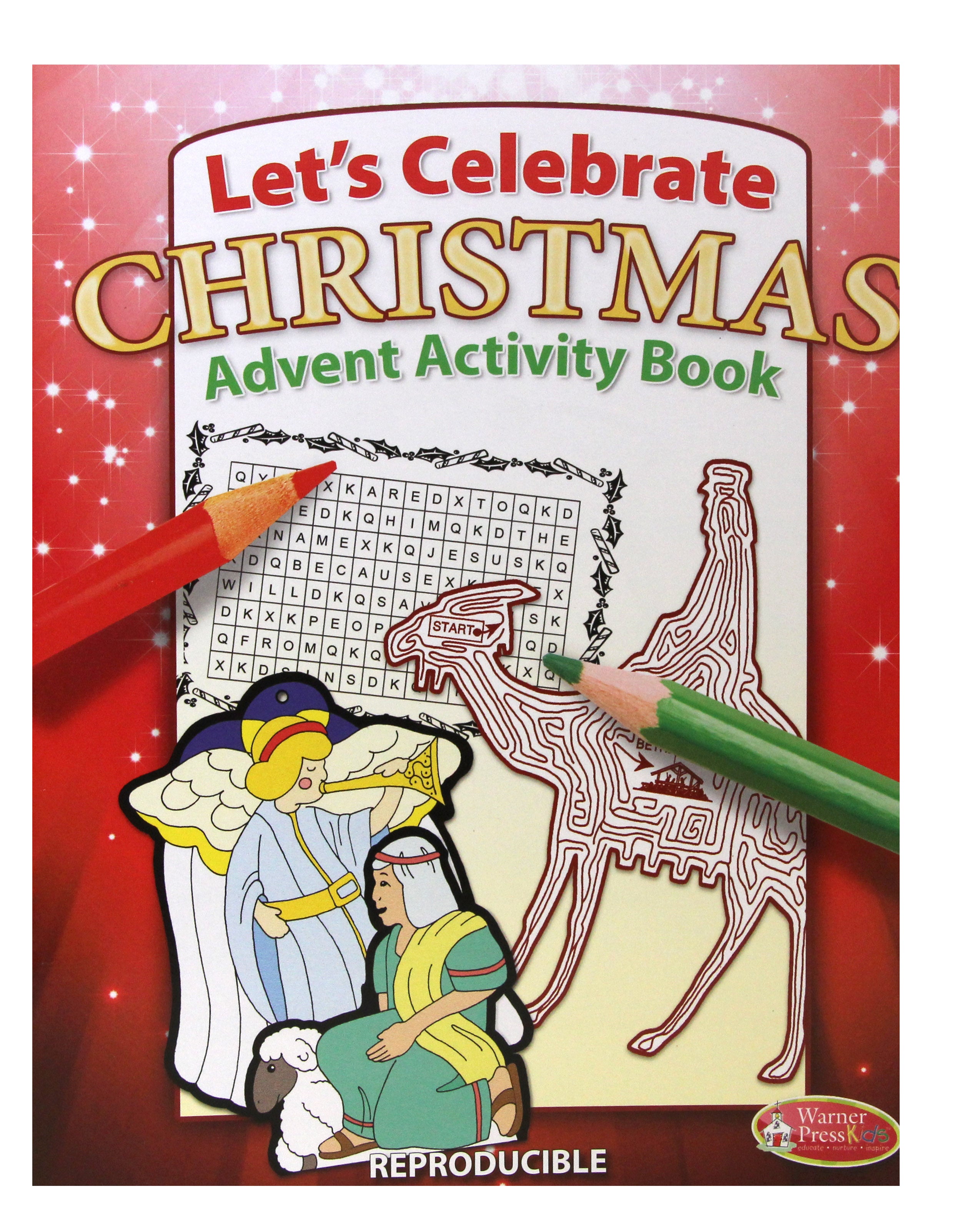 Activity Book: Let's Celebrate Christmas Advent (Reproducible)
