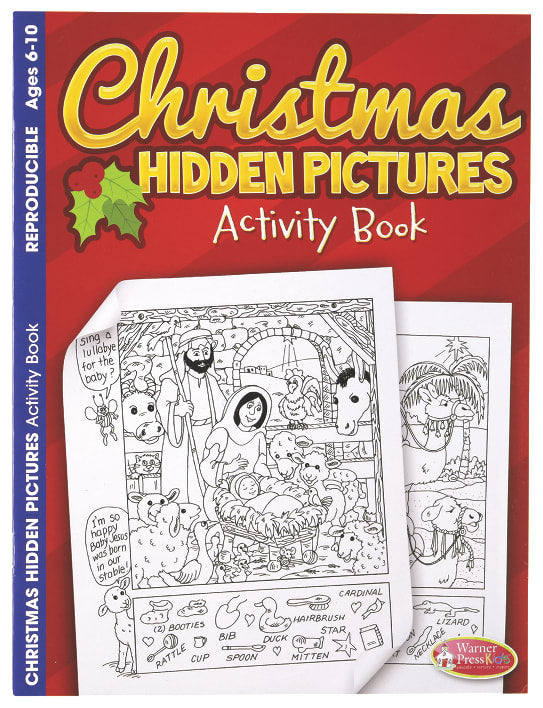 Christmas Hidden Pictures (Ages 6-10, Reproducible) (Warner Press Colouring & Activity Books Series)