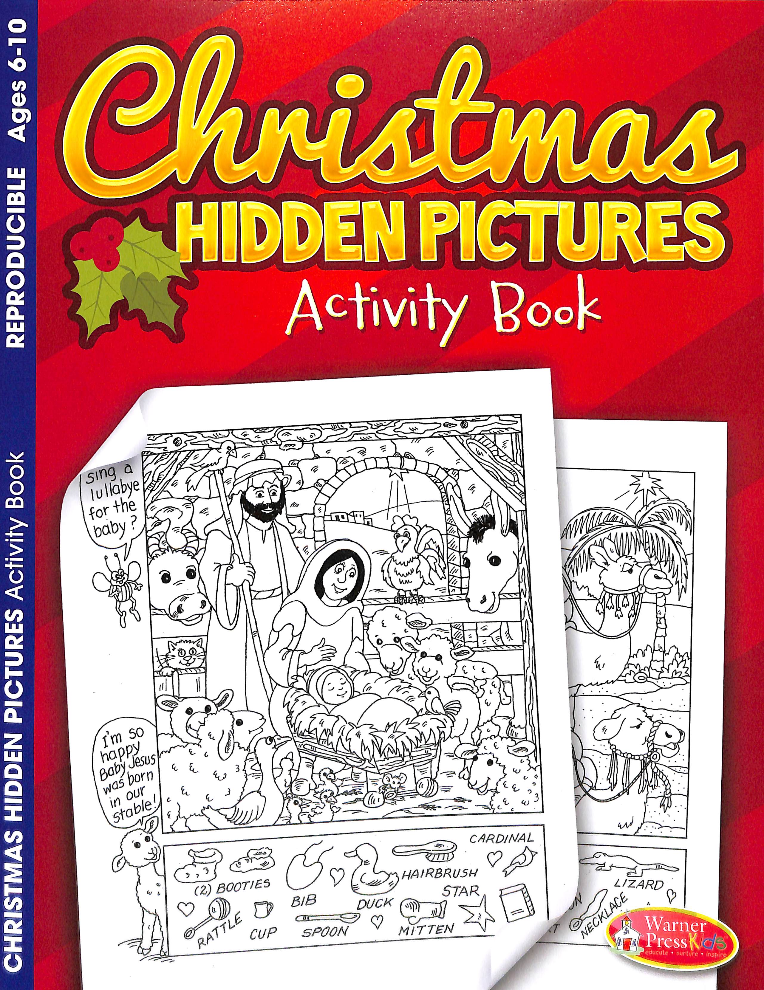 Christmas Hidden Pictures (Ages 6-10, Reproducible) (Warner Press Colouring & Activity Books Series)