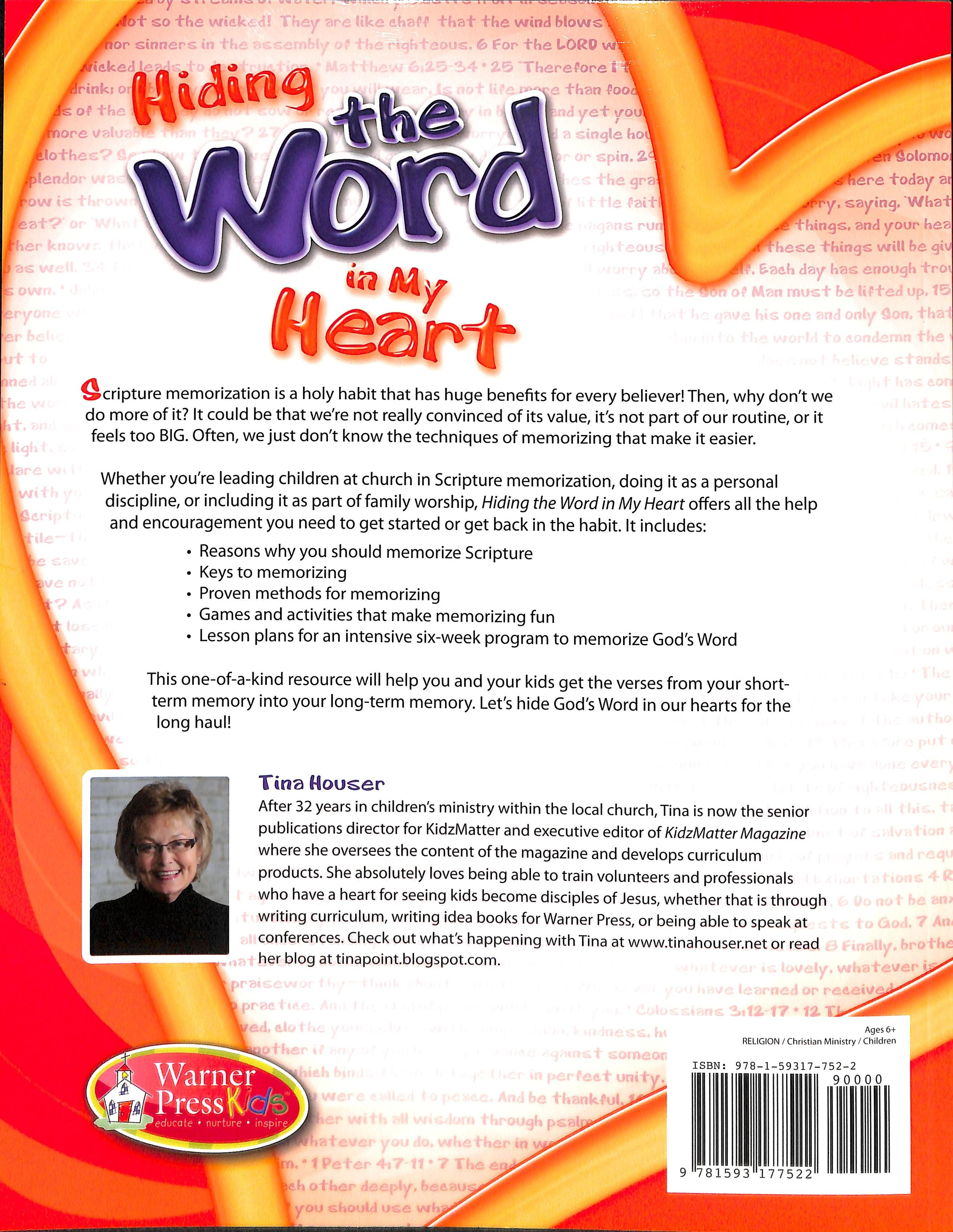 Hiding the Word in My Heart: Fun Ways to Memorize Scriptures
