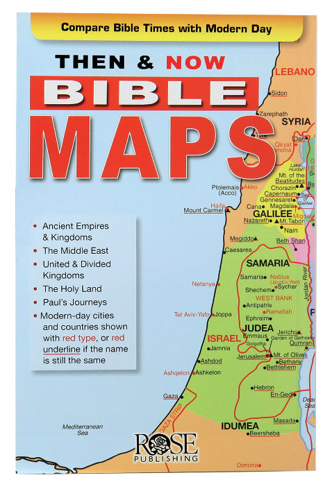 Bible Maps (Then And Now Series)