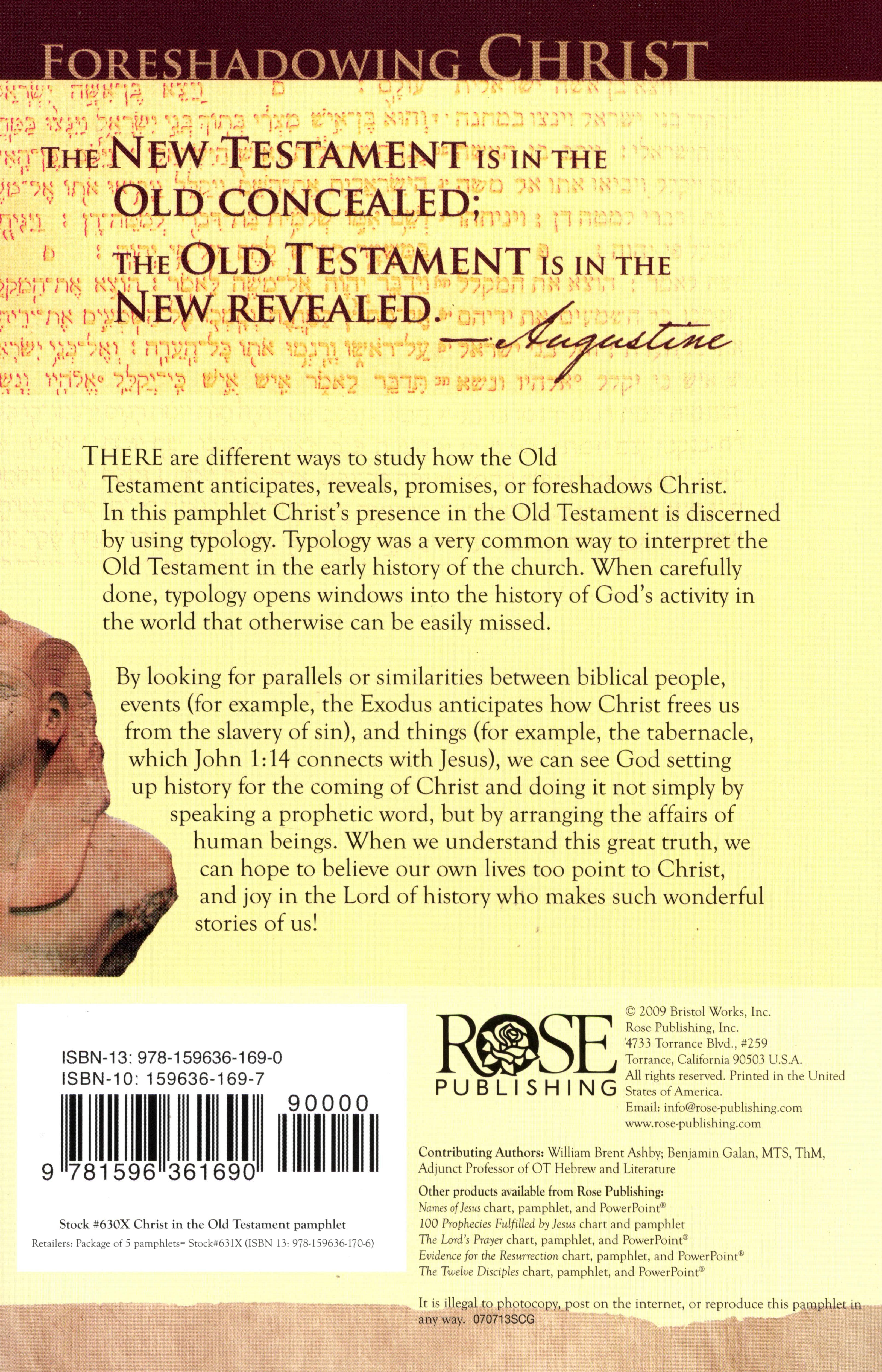 Christ in the Old Testament (Rose Guide Series)