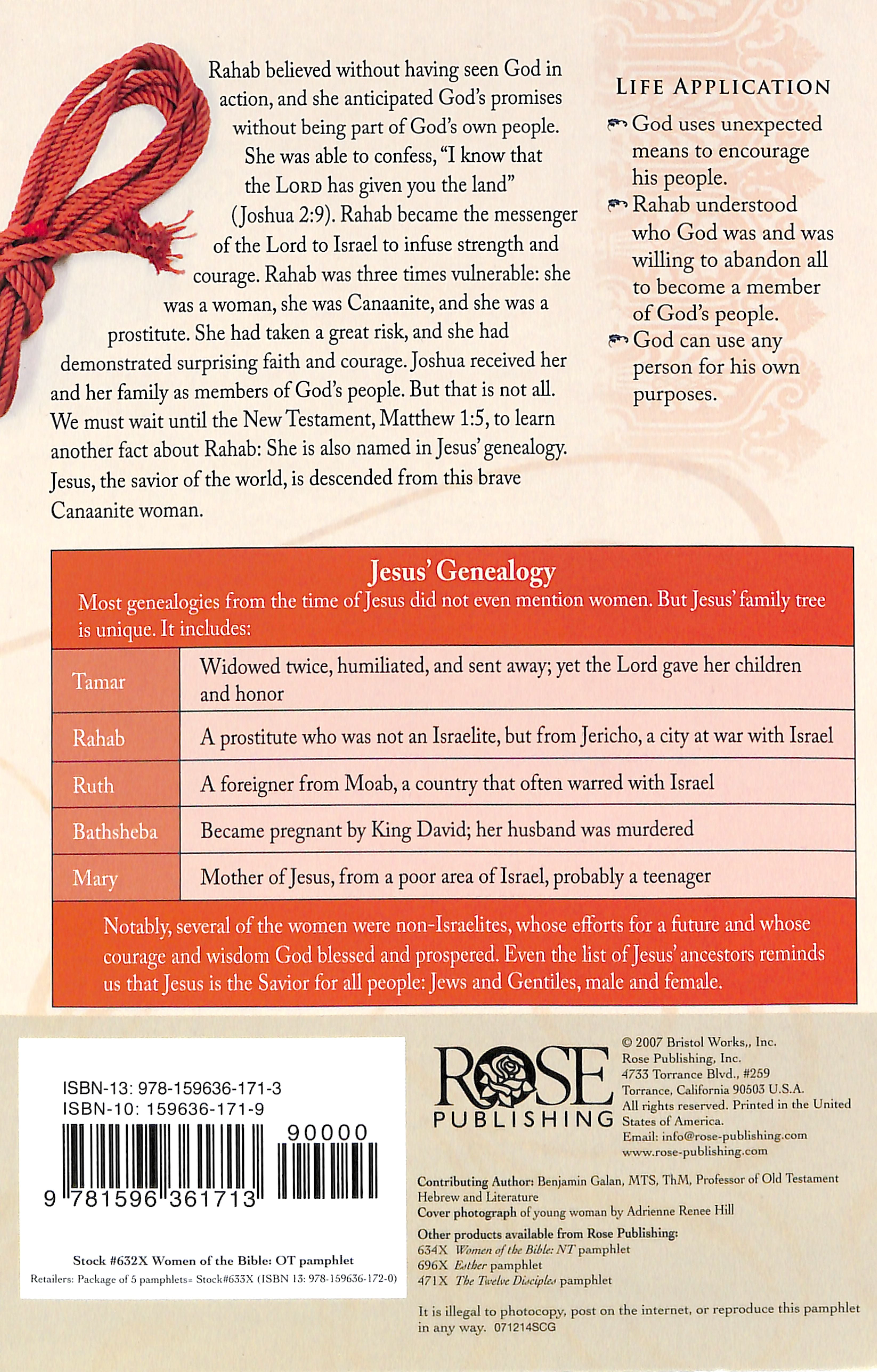 Women of the Bible Old Testament (Rose Guide Series)