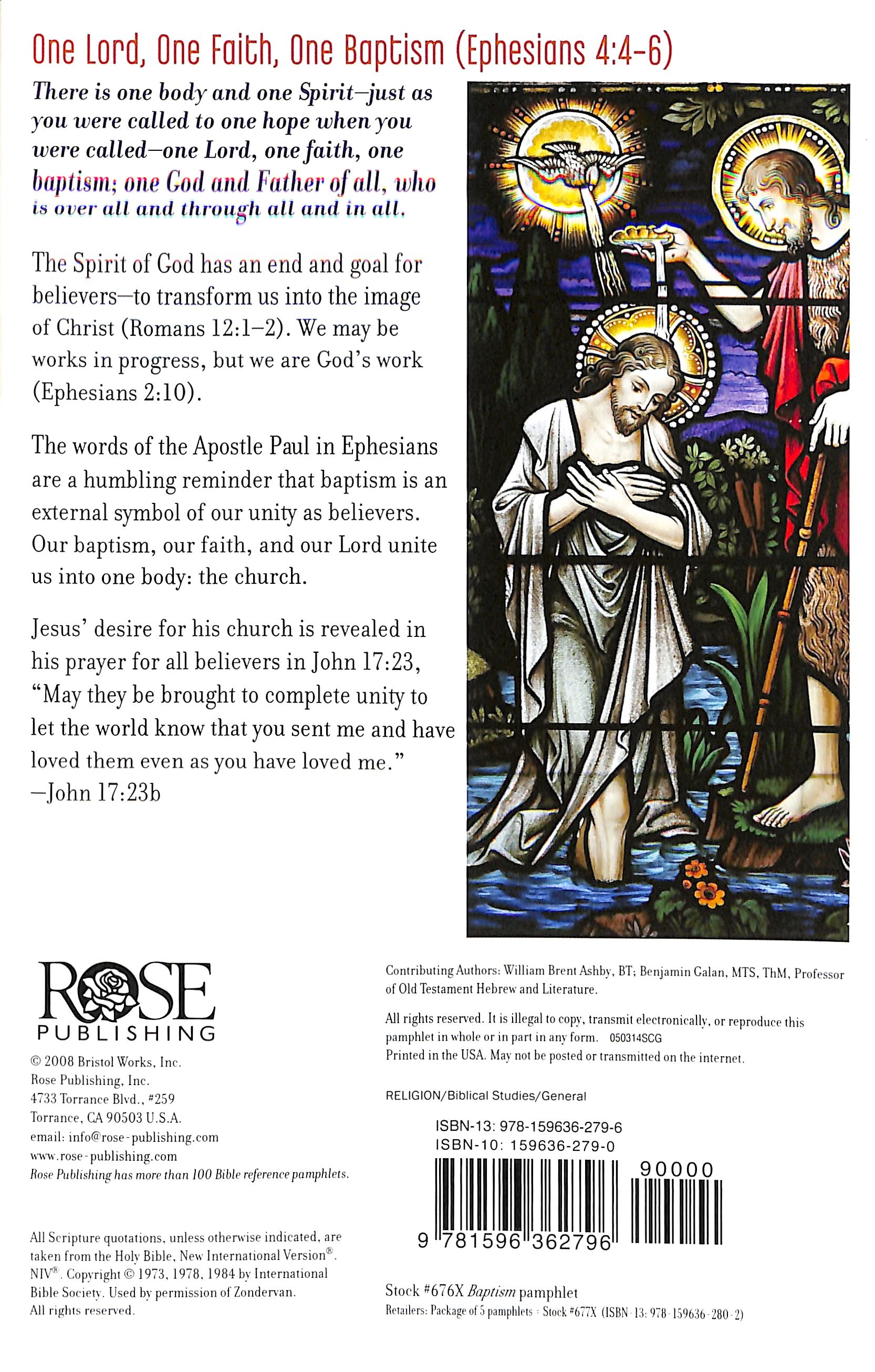 Baptism: Why Be Baptized? (Rose Guide Series)